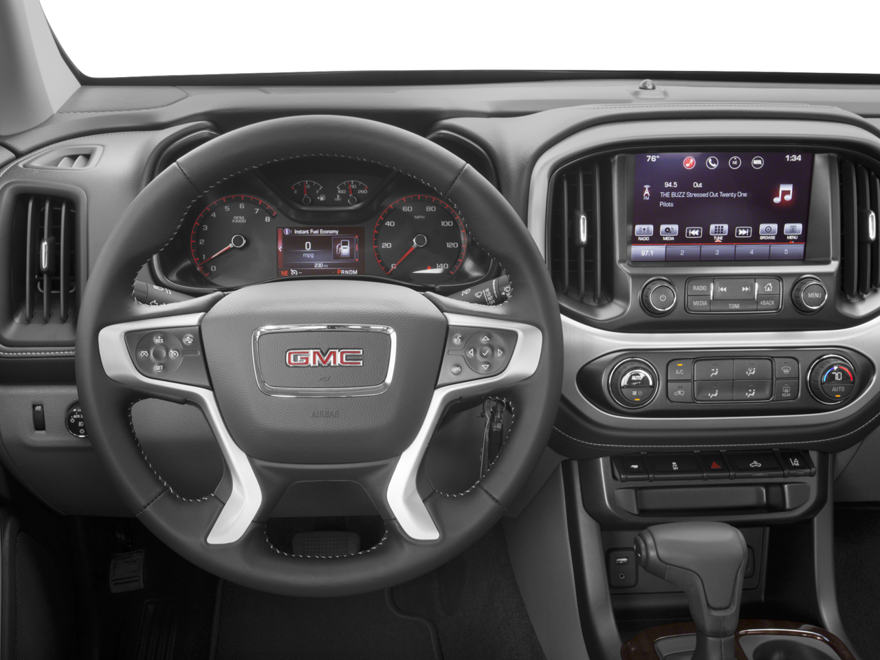 2017 GMC Canyon — interior view