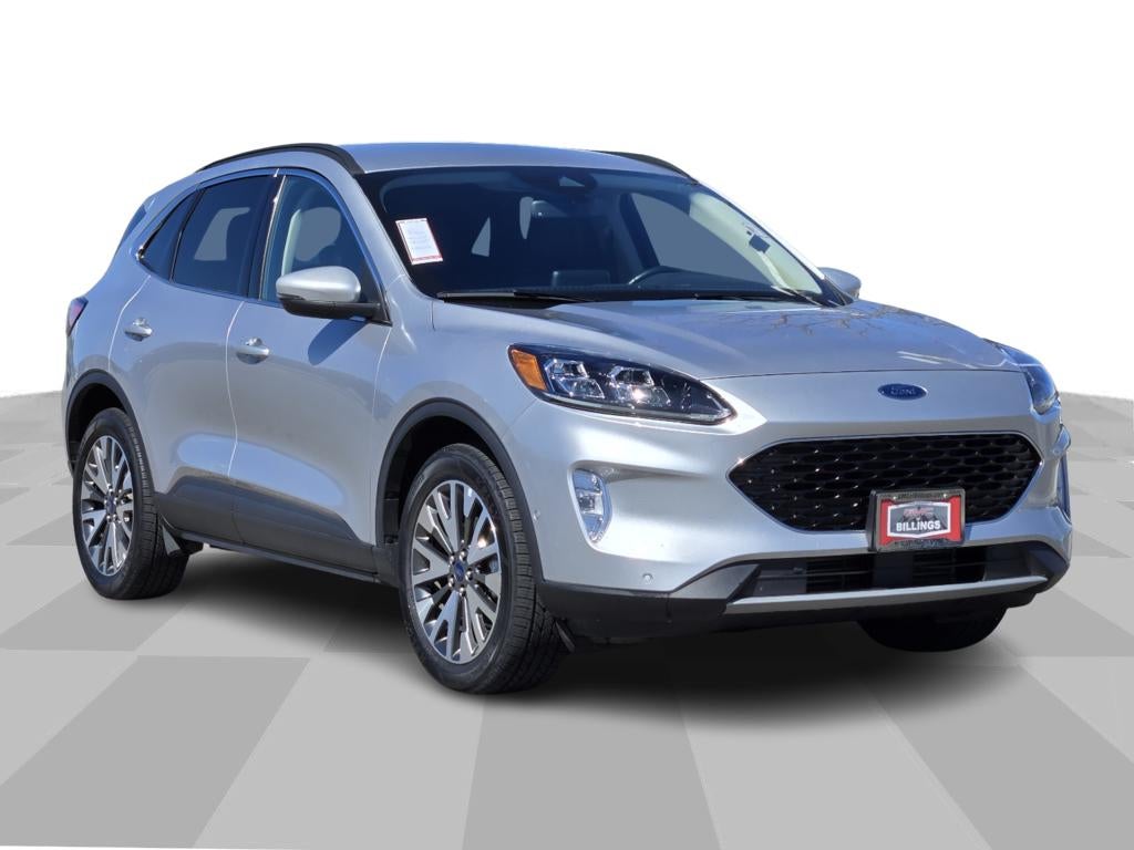 2020 Ford Escape Titanium in Silver — front three-quarter view