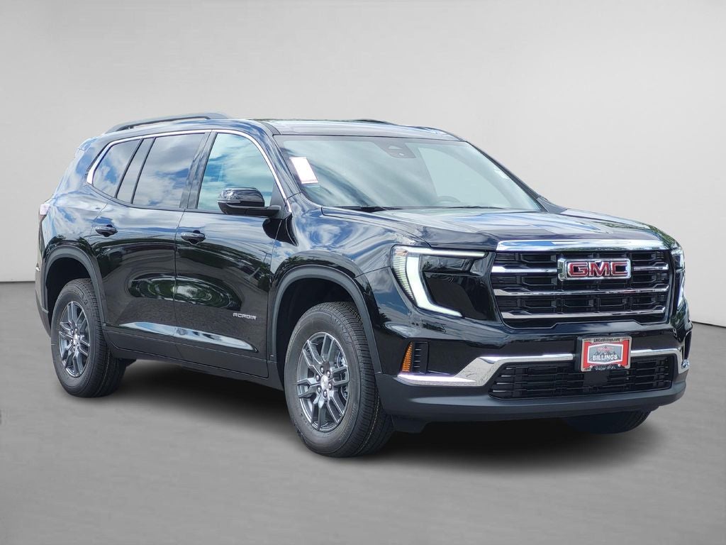 2026 GMC Acadia Elevation in Ebony Twilight Metallic — front three-quarter view