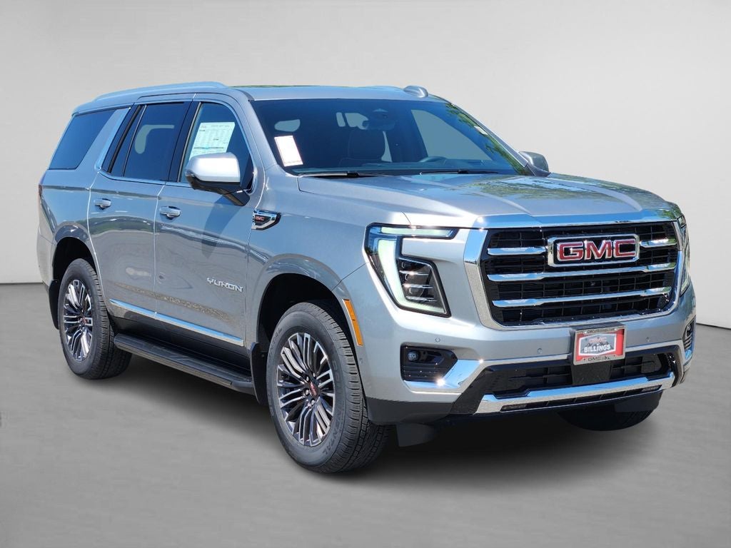 2026 GMC Yukon Elevation in Sterling Metallic — front three-quarter view