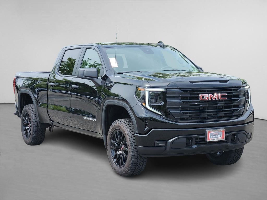 2026 GMC Sierra 1500 Pro in Onyx Black — front three-quarter view
