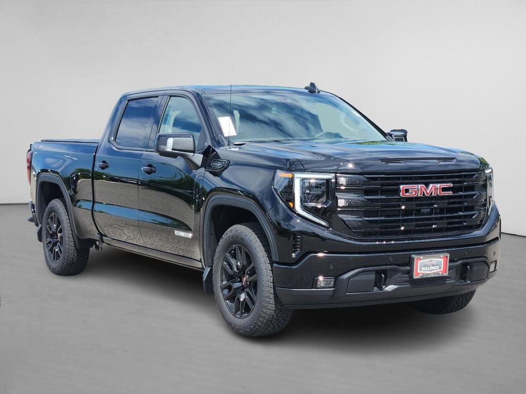 2026 GMC Sierra 1500 Elevation in Onyx Black — front three-quarter view