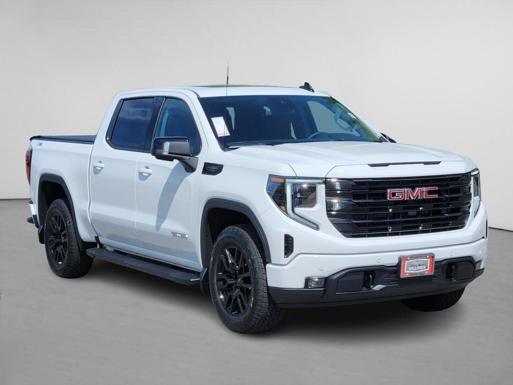 2026 GMC Sierra 1500 Elevation in Summit White — front three-quarter view