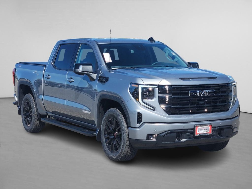 2026 GMC Sierra 1500 Elevation in Sterling Metallic — front three-quarter view