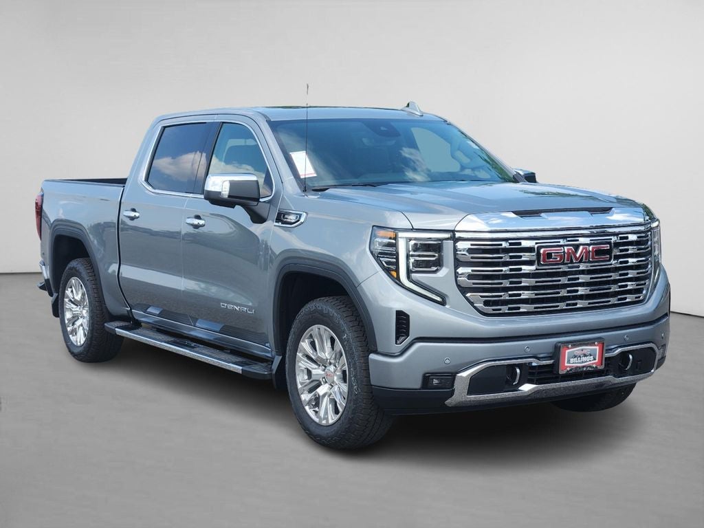 2026 GMC Sierra 1500 Denali in Sterling Metallic — front three-quarter view